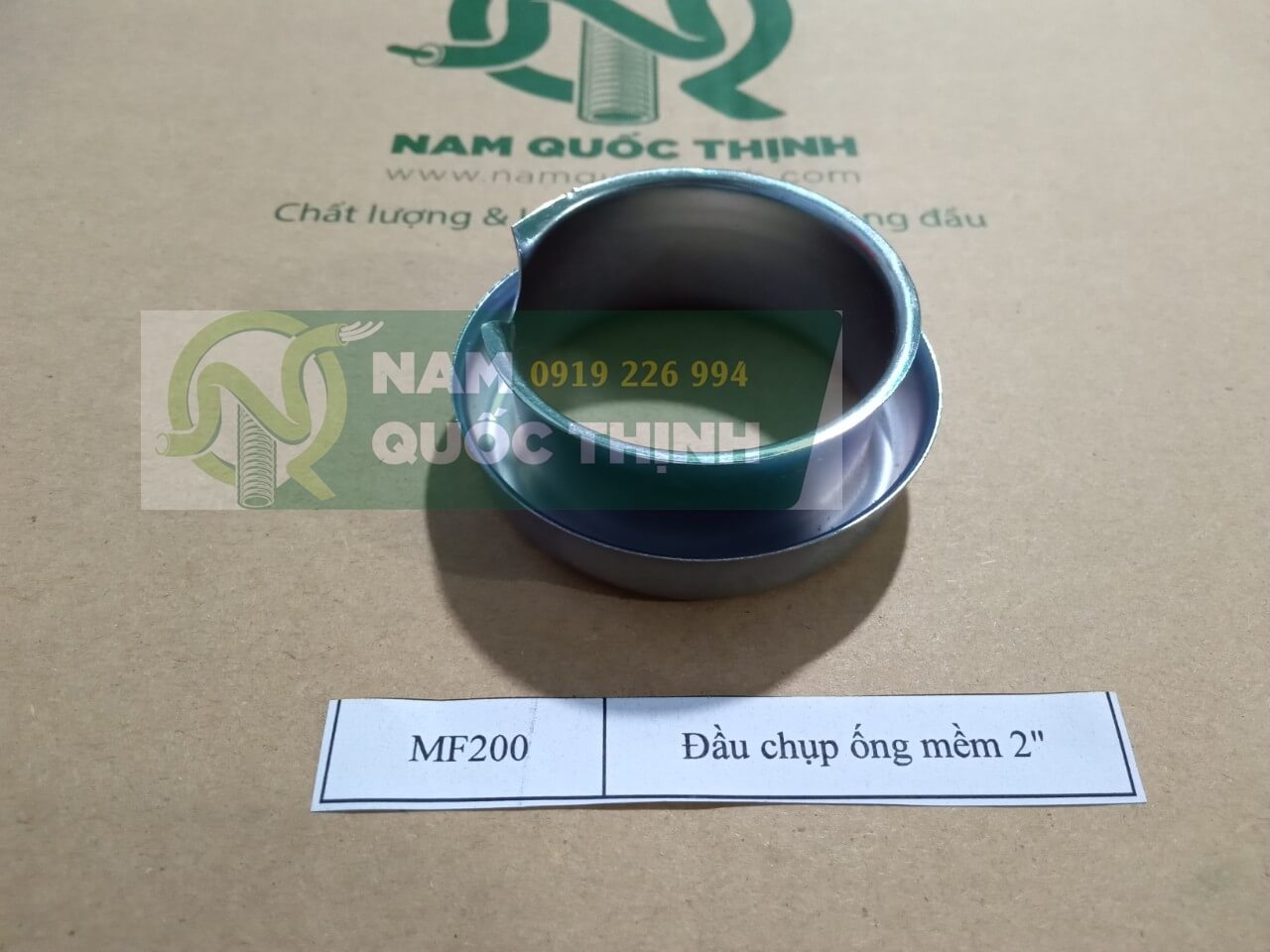 Đầu chụp ống luồn dây điện mềm lõi thép kín nước phi 60