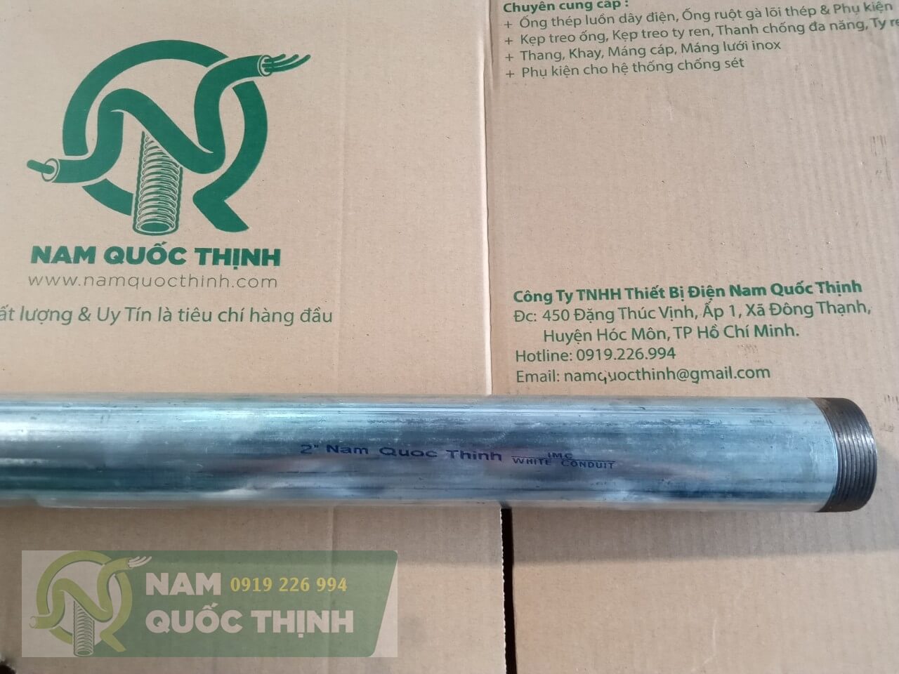 Ống luồn dây điện thép IMC Nam Quốc Thịnh phi 60 